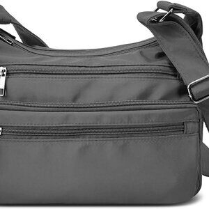 RFID Purses for Women Fabric Nylon Multi Pocket Crossbody Bag Ladies Travel Hand